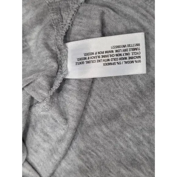 Auden Women's Cloud Knit Pajama Set Gray Medium A003789 - Picture 7 of 12